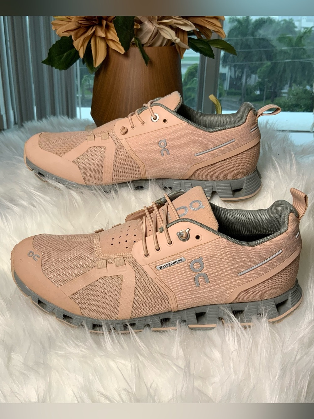 On Running Men’s Waterproof Cloud Sneakers - Blush